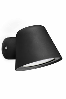 Black outdoor wall lamp Gina - Exterior wall lights by Faro
