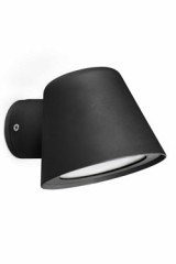 Black outdoor wall lamp Gina - Exterior wall lights by Faro