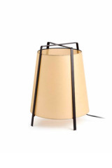 Lampe à poser lanterne en papyrus Akane 350  - Lampe de table by Faro