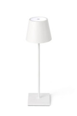 Lampe sans fil pour l'extérieur en aluminium blanc Toc380  - Lampe sans fil by Faro