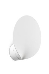 Lotus applique d'extérieur pétale en aluminium blanc - Applique d'extérieur by Faro