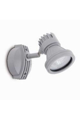 Mini Project applique extérieur aluminium design gris orientable - Spot & projecteur d'extérieur by Faro