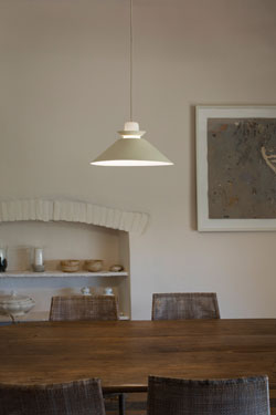 Naos suspension minimaliste blanche