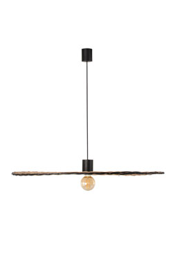 Large pendant in natural rattan Costas 1000