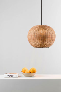 Natural rattan hanging ball Haka 25cm