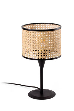 Petite lampe de table en rotin Mambo  - Lampe de table by Faro