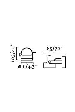 Spot d'extérieur orientable et éclairage LED puissant