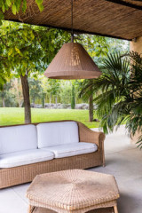 Suspension d'extérieur conique beige foncé Saigon  - Suspension d'extérieur by Faro