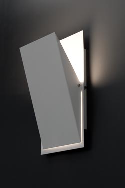Homs designer white 3-position wall light - Wall lights by Faro