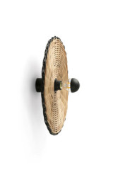 Round wall lamp in rattan Costas 400, projection 7 cm - Wall lights by Faro