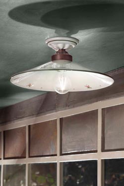 Asti Ceramic ceiling lamp 35cm - Ceiling lights by Ferroluce Classic