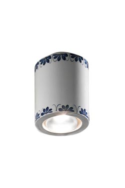 Trieste cylindrical ceramic ceiling light 12cm - Ceiling lights by Ferroluce Classic