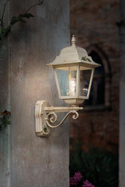 Sconce outdoor lantern country style Gorizia - Exterior wall lights by Ferroluce Classic