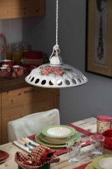 Napoli suspension campagne motif floral - Suspension by Ferroluce Classic