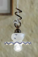 Small blue pendant lamp Roma C 405  - Pendants by Ferroluce Classic