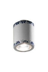 Trieste plafonnier cylindrique en céramique 12cm - Plafonnier by Ferroluce Classic