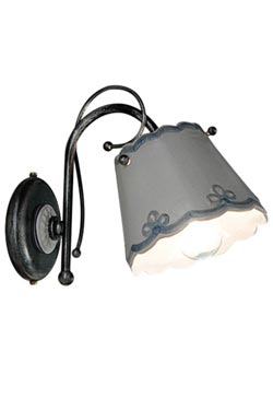 Ceramic embroidery wall lamp Ravenna - Wall lights by Ferroluce Classic