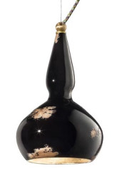 C1413 suspension Vintage noire - Suspension by Ferroluce