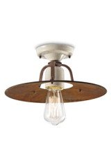 Grunge ceiling light small model C1434 - Ceiling lights by Ferroluce