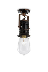 Urban minimalist black ceiling light  - Ceiling lights by Ferroluce