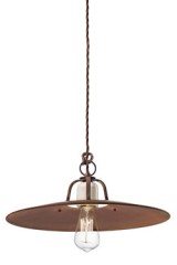 Large Grunge suspension in cracked ceramic 40cm - Pendants by Ferroluce