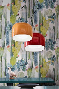 Ayrton ceramic yellow pendant lamp