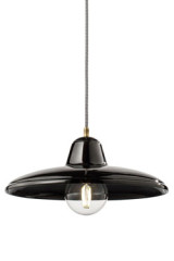 Black and White ceramic pendant - Pendants by Ferroluce