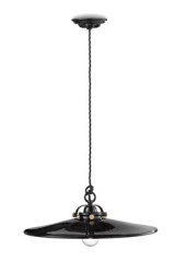 Black pendant C102 large model - Pendants by Ferroluce