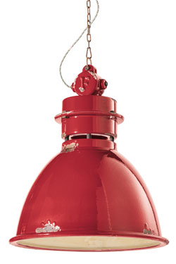 Industrial ceramic pendant Raspberry - Pendants by Ferroluce