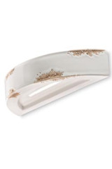 C603 banded wall lamp in white aged ceramic - Wall lights by Ferroluce