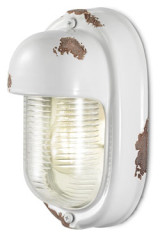 Flamed ceramic and moulded glass wall light - Wall lights by Ferroluce