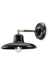 Small black sconce Black and White - Wall lights by Ferroluce