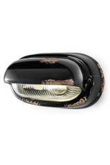 Vintage style black chipped ceramic wall light - Wall lights by Ferroluce