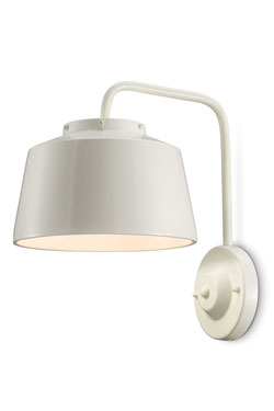 White 50's style wall light - Wall lights by Ferroluce