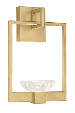 Applique carré Art Déco Delphi - Applique by Fine Art Lamps