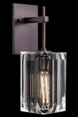 Applique en cristal et bronze patiné Monceau - Applique by Fine Art Lamps