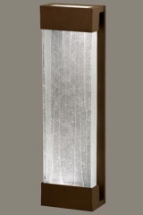 Applique d'extérieur bronze et cristal massif motif lames 61cm - Applique d'extérieur by Fine Art Lamps