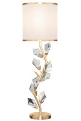 Lampe de table branche doré et cristaux taillé Forêt - Lampe de table by Fine Art Lamps