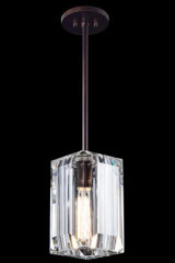 Patinated bronze pendant Monceau - Pendants by Fine Art Lamps