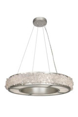 Suspension anneau argent Artic Halo - Suspension by Fine Art Lamps