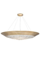 Suspension doré forme vasque Artic Halo - Suspension by Fine Art Lamps