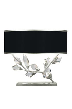 Forest table lamp with branch foot in gold finish, right model