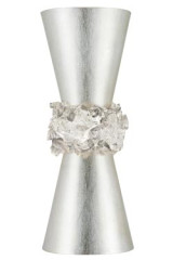 Applique conique argent Arctic Halo - Wall lights by Fine Art Lamps