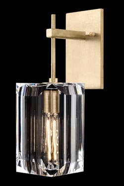 Monceau golden hanging wall lamp - Wall lights by Fine Art Lamps