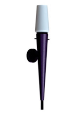 Applique conique aubergine et dorée Bacon - Applique by Gau Lighting