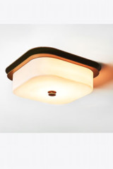 Gibbon Art Deco bronze and brass ceiling light - Ceiling lights by Gau Lighting