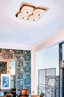 Gibbon Art Deco ceiling light with 4 diffusers - Ceiling lights by Gau Lighting