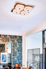 Gibbon Art Deco ceiling light with 4 diffusers - Ceiling lights by Gau Lighting