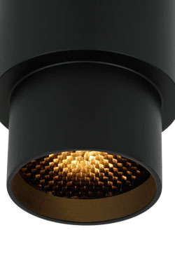 Potocki industrial ceiling light in raw brass