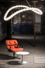 Elisa small glass ring chandelier - Chandeliers by Gau Lighting